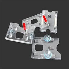 퍼스트픽 주차증 케이스 주차스티커홀더, 압착고무형(세로)