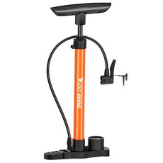 시그니처베이지 자전거 펌프 공기주입기 YPZ142, 1개, 블랙 오렌지