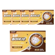 살충제 끈끈이 노런 초강력 파리제거 끈끈이트랩 10매, 10g, 5개