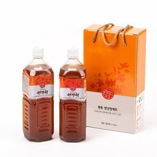 봉동 생강 농축액1L(1.3kg) 2병 즙 청 차 엑기스, 1L, 2개