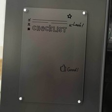 자석 아크릴 보드 투명 보드 보드판 가정용 칠판 자석