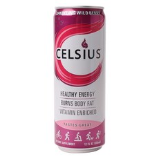 celsius 纖活氣泡能量飲 野莓風味, 1個, 355 毫升