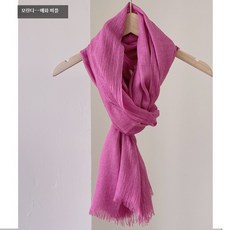 베이지 린넨 대형스카프 여성 봄 목스카프 얇은 면혼방 사막숄