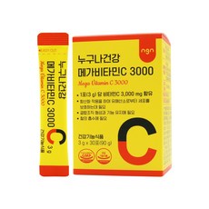 누구나건강 고함량 메가 비타민c 3000, 90g, 1개