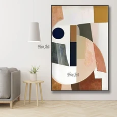 아니 액자 바다에 일몰 p 아이디어 캔버스에 유화 큰 수제 벽 예술 현대 가정 장식, 60x80cm unframed, unframe-1115（84）F
