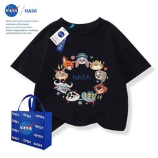 주토피아 캐릭터 빈팔 티셔츠 맨투맨 라운드 순면 면티 키즈 초등학생 봄 여름 동물 프린트, TTZ0841 블랙