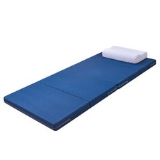 오마이몰 접이식 토퍼 매트리스 원룸 단단한 메모리폼 3단 침대, 5cm, 라이트 그레이 100x200cm 두께 5cm