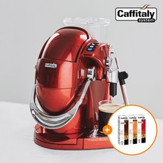 카피탈리 카피타로마 프리미엄 캡슐커피머신 S06 + 에카페 캡슐커피 3종(30개입), S06(레드)