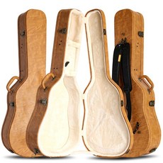 기타 하드케이스 통기타 가방 클래식 충격흡수 어쿠스틱 케이스 숄더, 24. 40/41 우드 숄더