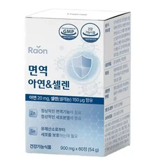 고함량 항산화 면역력 아연 셀레늄 아연셀렌 900mg X 60정, 1개