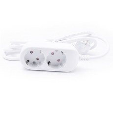 국산 접지형 일반 2구 멀티탭 2.5m 10a 멀티콘센트 연장선 국산멀티탭 2.5m멀티탭 가전용멀티탭