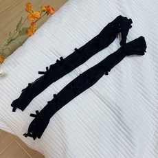 春夏透氣植絨蝴蝶結蕾絲披肩手袖