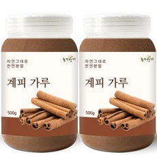 동의한재 프리미엄 계피 가루 시나몬 분말, 500g, 2개
