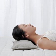 JAJU 고밀도 순면 사각 편백베개_46x23cm_그레이 510733