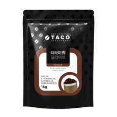 타코 티라미수 딜라이트 파우더, 3개, 1kg, 1개입