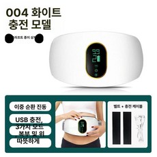 복부 뱃살 기계 전신 지방 진동 스포츠용품 거부 피트니스 덜덜이 제품 유물 감소 피트니스머신 운동 스포츠 음파 벨트, 7.(충전)004 화이트