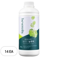 베버시티 세미 청포도 농축액, 1kg, 14개