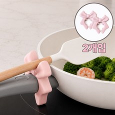 문곰문곰 스텐 국자 거치대 조리도구 받침대 조리도구 거치대 주방용품 국자 받침, 2개, 핑크 2개, 핑크