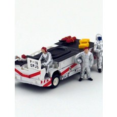 밀리터리 디오라마 소품 172 갑판 승무원 해군 지원 차량 모형 키트, 단일 항목, 1개