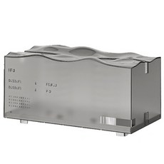 高檔輕奢冰山懸浮彈力紙巾盒 藝術美感面紙盒 居家裝飾, 冰山透黑, 1個