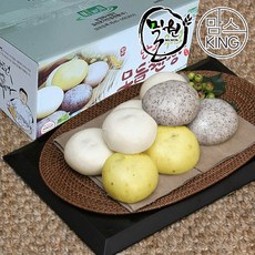 [맘스킹]밀원본가 HACCP 안흥 우리밀모듬찐빵 (1500g)-수입팥, 1박스, 1.5kg