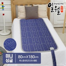 일월 자동타이머 과열방지 투스파 빈티지 온수매트, 투스파빈티지 (미니싱글)