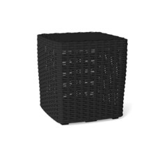 Pareschi 14 Gallon Outdoor Storage Box Faux Rattan Deck Box with Removable Lid & Lockable Feature, Black