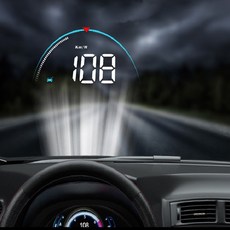 고성능 스마트 GPS USB전원 HUD 헤드업 디스플레이 M-8 LED표시등 방향/속도계