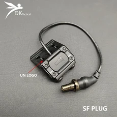 전술 SF M952V-IR 무기 조명 스트로브 압력 스위치 LED 손전등 에어소프트 사냥 무기 QD 퀵릴리즈 베이스 M, 02 BK SF Switch