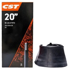 CST 타이어 20x4.0 100-406 BFT 전기자전거 팻바이크 타이어 전동팻바이크타이어 전기 자전거 20인치 20X400, CST-20X3.50/4.00(SV)튜브, 1개