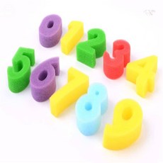 좋은거래 숫자 스펀지 도장놀이