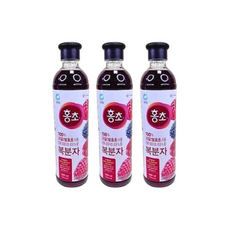 홍초 복분자, 3개, 1.5L
