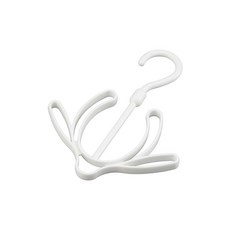 【日本inomata】曬鞋架 日本製 掛鞋架 成人/幼童晾鞋神器 360 旋轉曬鞋架【大力士小姐】, 1個, 白-S(幼童款)