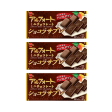 부르본 알포트 미니초콜릿 쇼콜라 사브레, 52g, 3개
