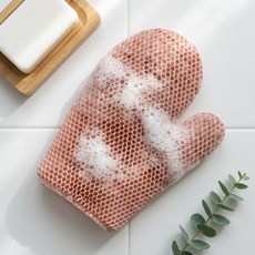 포유스킨 실리콘 반영구 샤워장갑 TPU 샤워글러브, 1개, 1개입, 핑크 1개, 1개입, 핑크