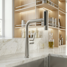 에떼르노 EK-6001NBM 무광니켈 6기능 주방수전 폭포수전, 1박스