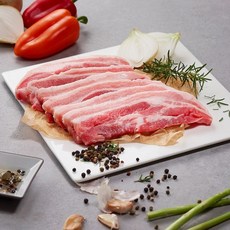 방목돼지 녹돈 1등급 냉장 돼지고기 프리미엄 당일작업 삼겹살 목살 불고기 정육, 1개, 500g, 녹차먹인 녹돈 가브리살