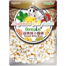 Boneplus 超美味小饅頭 寵物零食, 1個, BP超美味小饅頭-牛奶