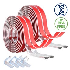 온살림 잘라쓰는 투명 모서리 보호대 2M 대용량, 2개