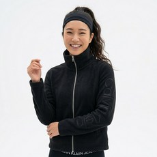 캘빈클라인 퍼포먼스 여성 폴라 플리스 자켓 소매 자수로고