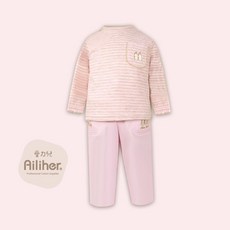 Ailiher 愛力兒 幼兒立領上衣長褲套裝 (奶瓶) 長袖居家外出服