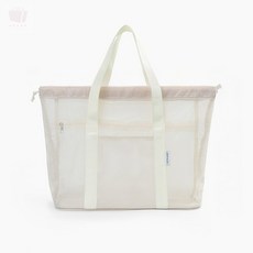 아띠디자인 아이보리 메쉬 가방 목욕 수영 샤워백 대 여름가방