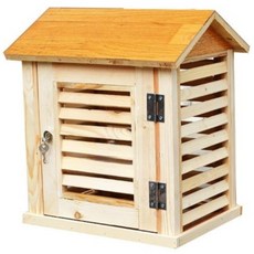 백엽상 기상 습도 브라켓 소형 현장 관측 상자 지지대 기자재 계측기 박스, B. 단일 루버 + 온습도 측정기