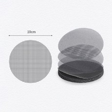 GB가빈몰 원형 화분 부드러운 깔망 배수망 거름망 50개입 10cm 화분흙받침 화분거름망 분갈이망, 화분거름망50장-10cm, 1개