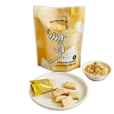 (지) 장수식품 국내산 콩가루 인절미 쌀 엿 과자, 250g, 1개