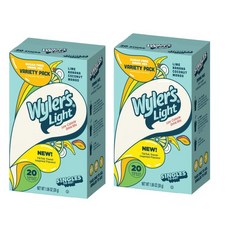 SINGLES TO GO! Wyler's Light 와일러스 라이트 음료 믹스 2팩, 1개