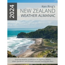 (영문도서) New Zealand Weather Almanac 2024 (Paperback) Paperback, Ken Ring Ltd., English, 9780473684457