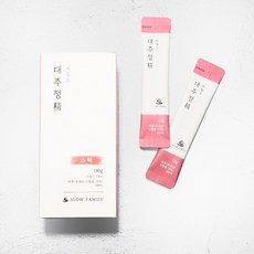 슬로패밀리 국내산 대추차 대추정 마일드 스틱형 180g, 1개, 15개입, 12g