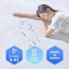 듀라쿨텍 냉감 쿨매트 여름 냉감패드, 화이트