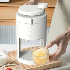 손으로돌리는 수동 빙수기 간얼음 팥빙수기계 가정용, 본품+얼음틀set